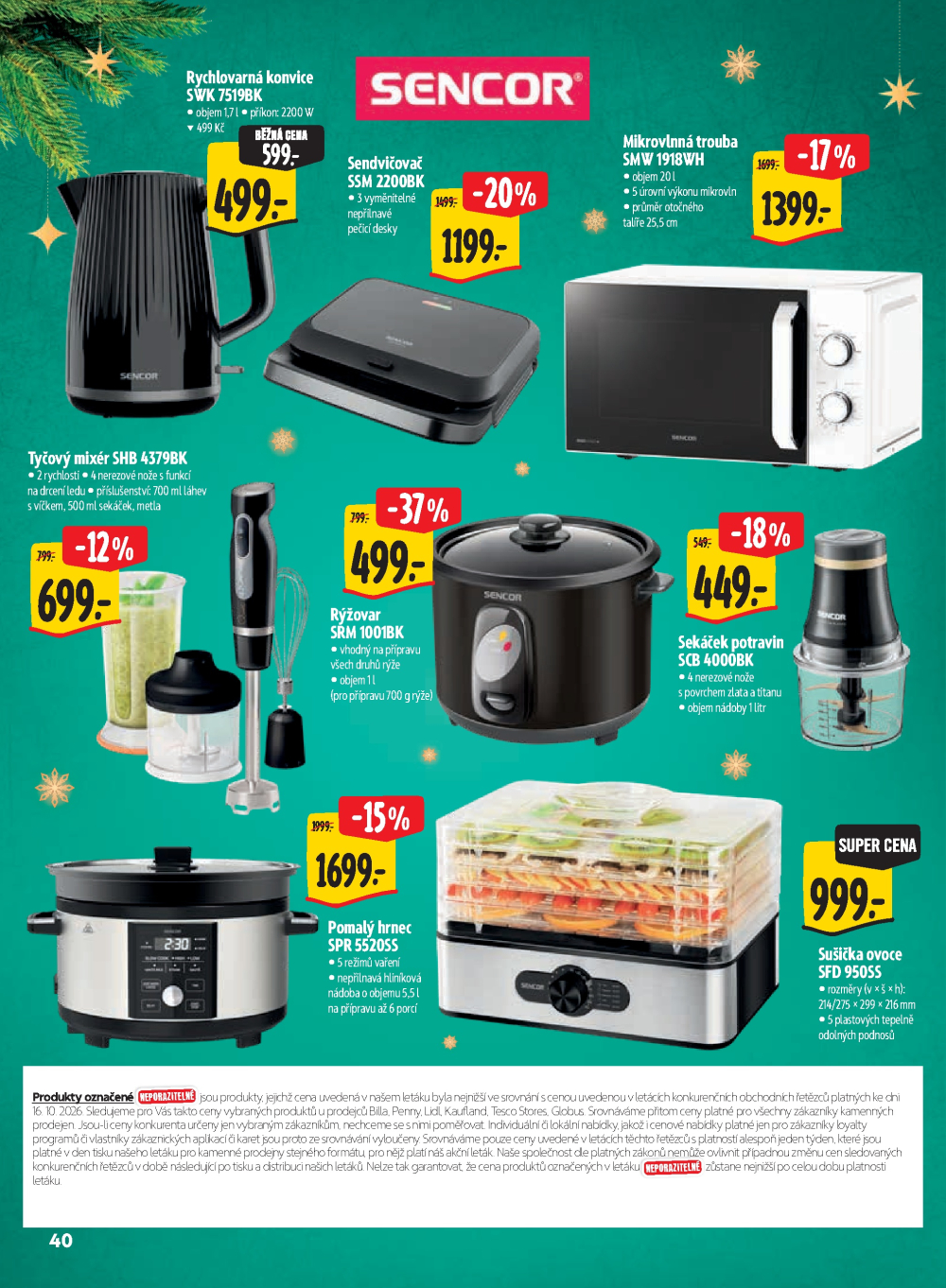 Leták Albert Hypermarket - Kouzlo Vánoc - strana 40