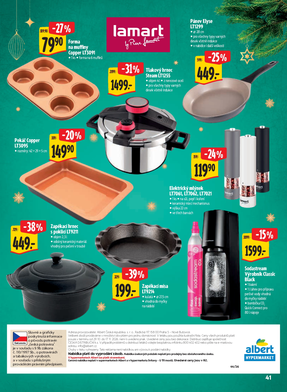 Leták Albert Hypermarket - Kouzlo Vánoc - strana 41