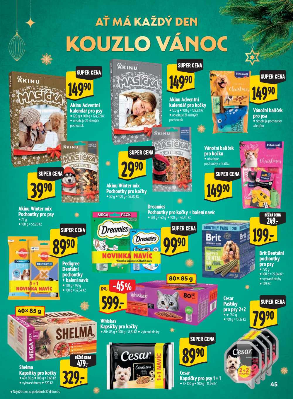 Leták Albert Hypermarket - Kouzlo Vánoc - strana 45
