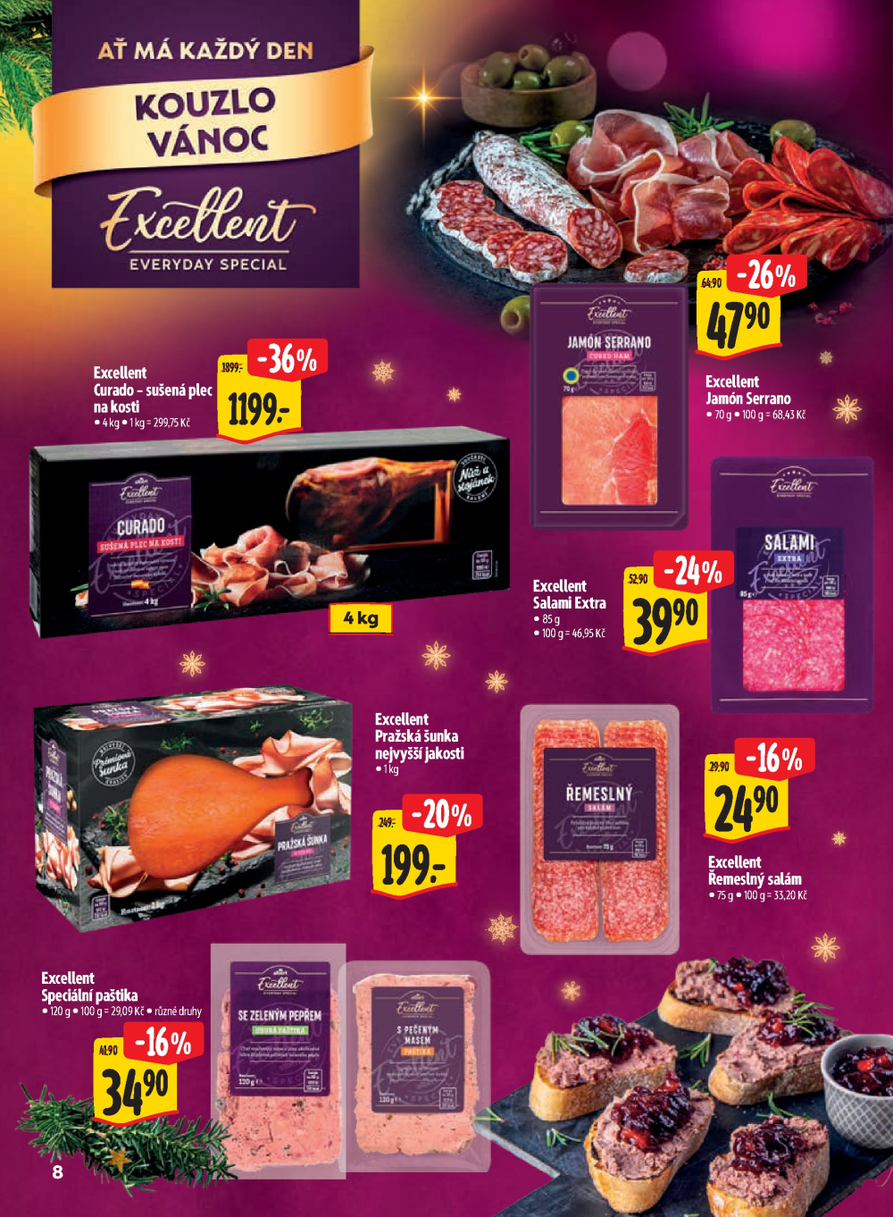Leták Albert Hypermarket - Kouzlo Vánoc - strana 8