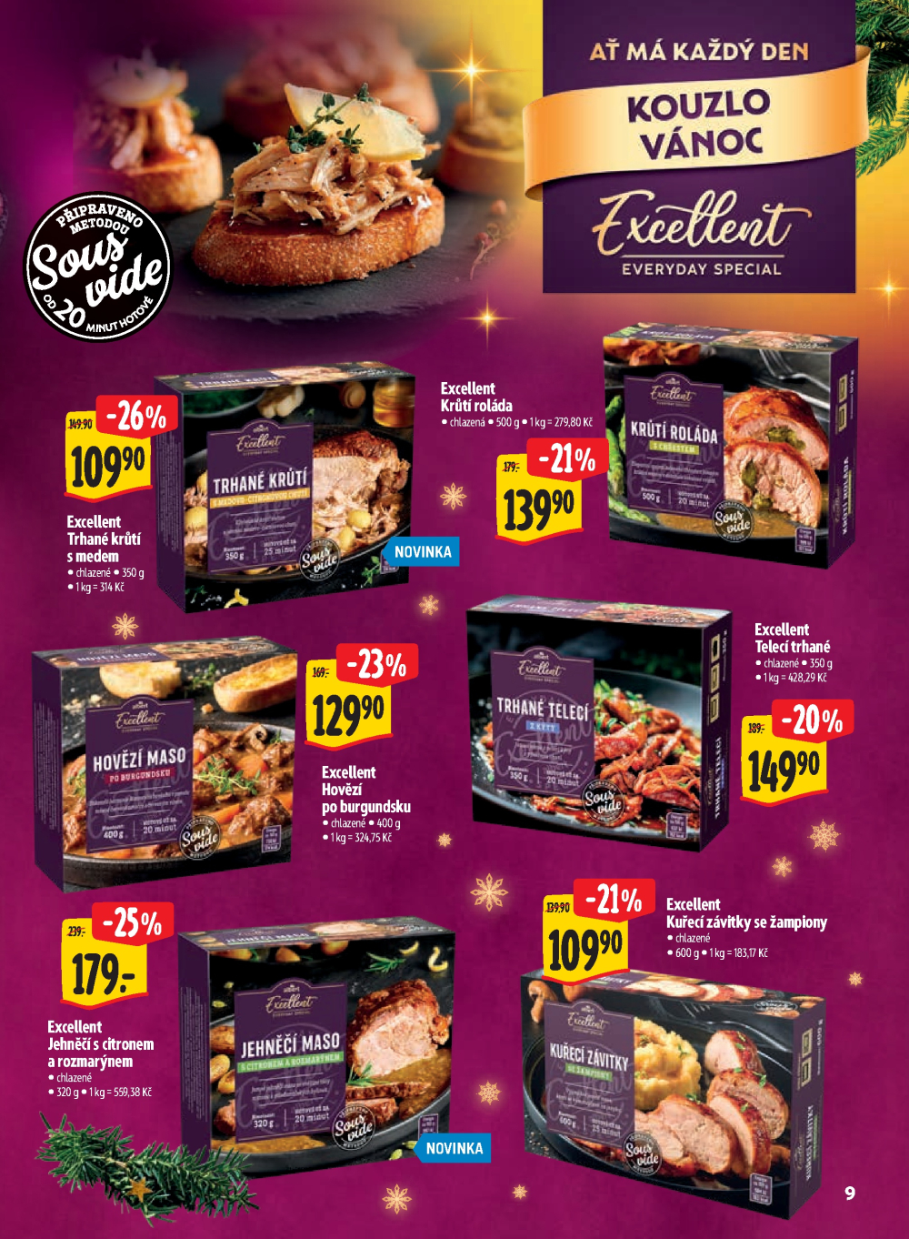 Leták Albert Hypermarket - Kouzlo Vánoc - strana 9