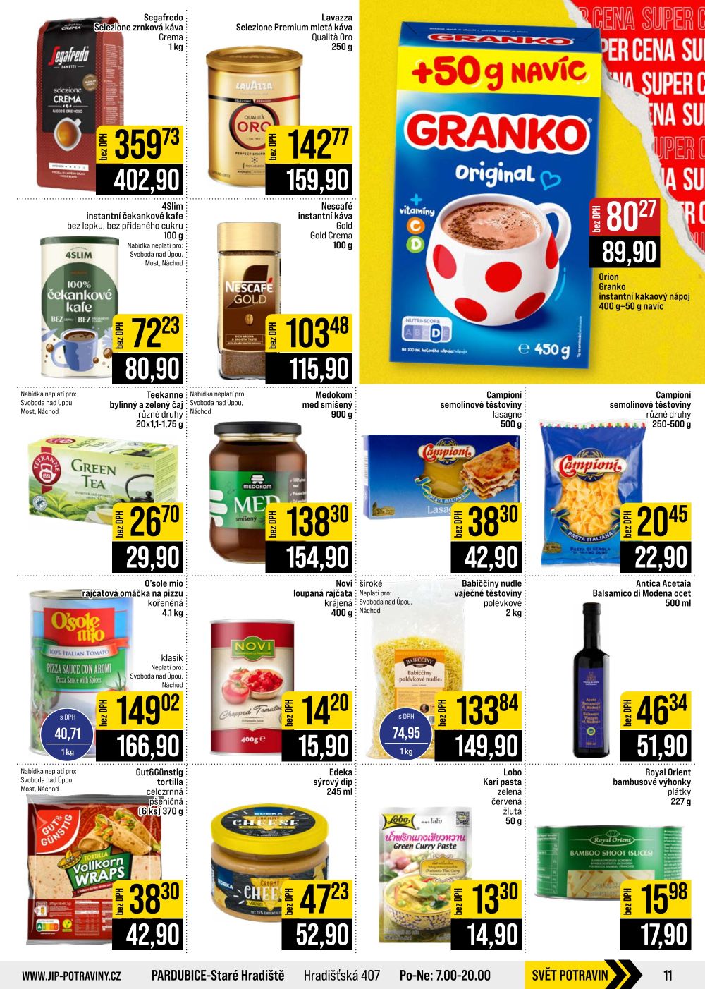 Leták JIP leták CC Cash & Carry - České Budějovice, Most, Náchod, Svoboda nad Úpou, Sušice - strana 11