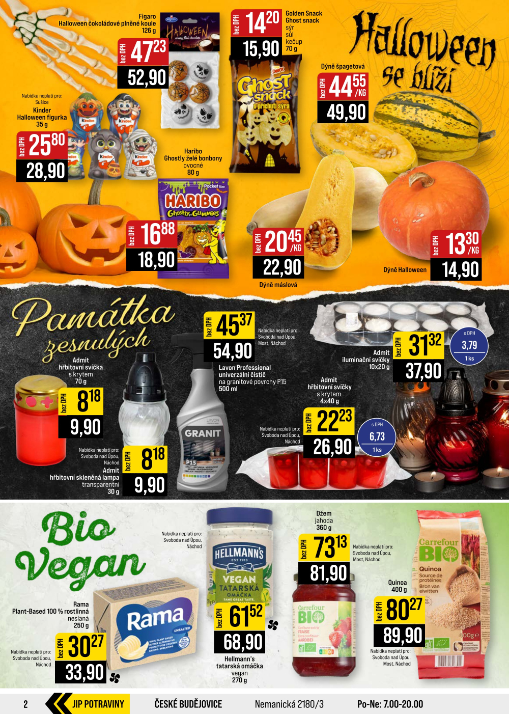Leták JIP leták CC Cash & Carry - České Budějovice, Most, Náchod, Svoboda nad Úpou, Sušice - strana 2