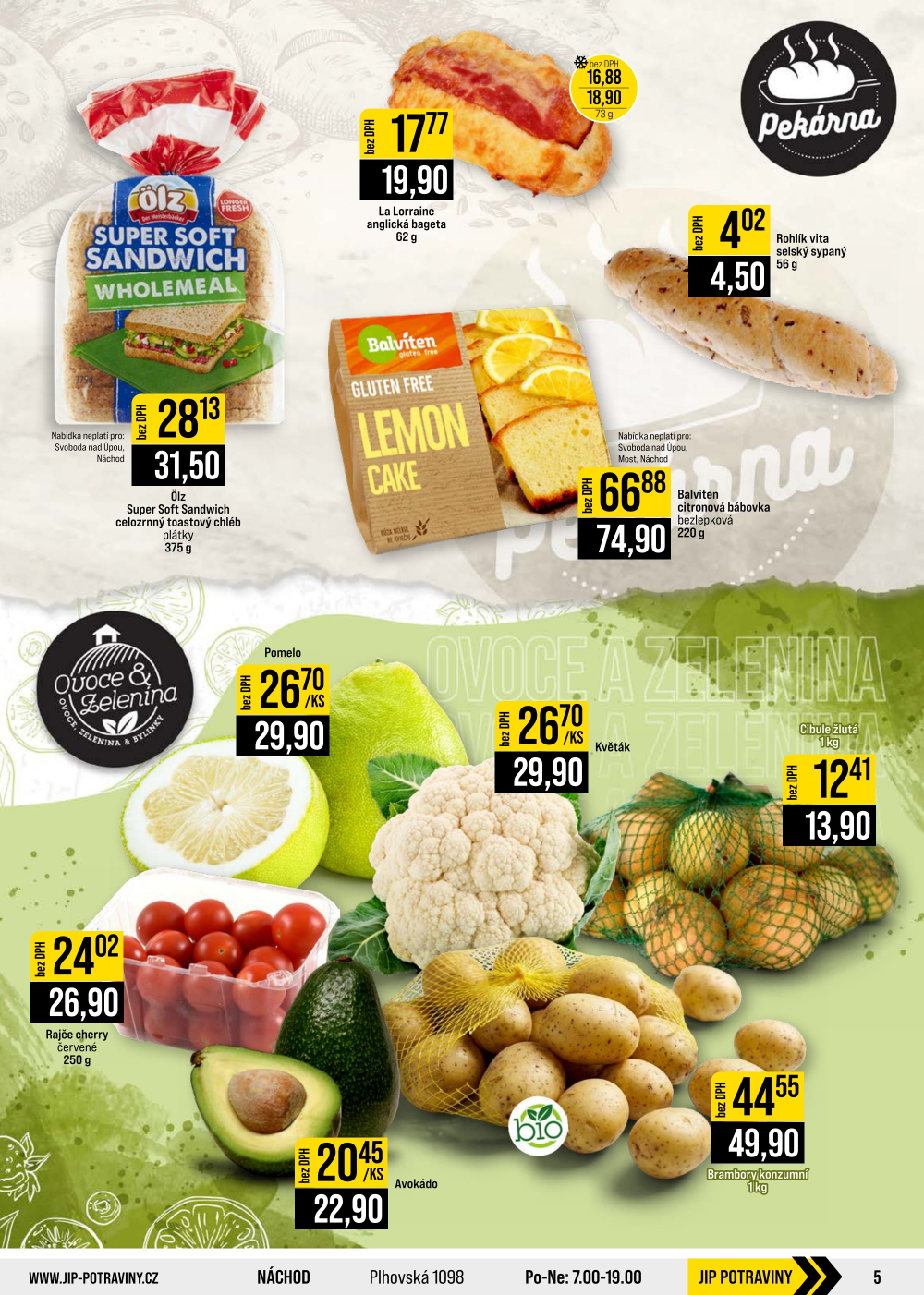 Leták JIP leták CC Cash & Carry - České Budějovice, Most, Náchod, Svoboda nad Úpou, Sušice - strana 5