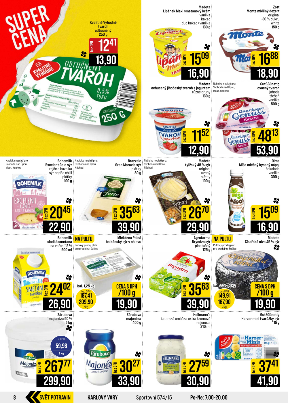 Leták JIP leták CC Cash & Carry - České Budějovice, Most, Náchod, Svoboda nad Úpou, Sušice - strana 8