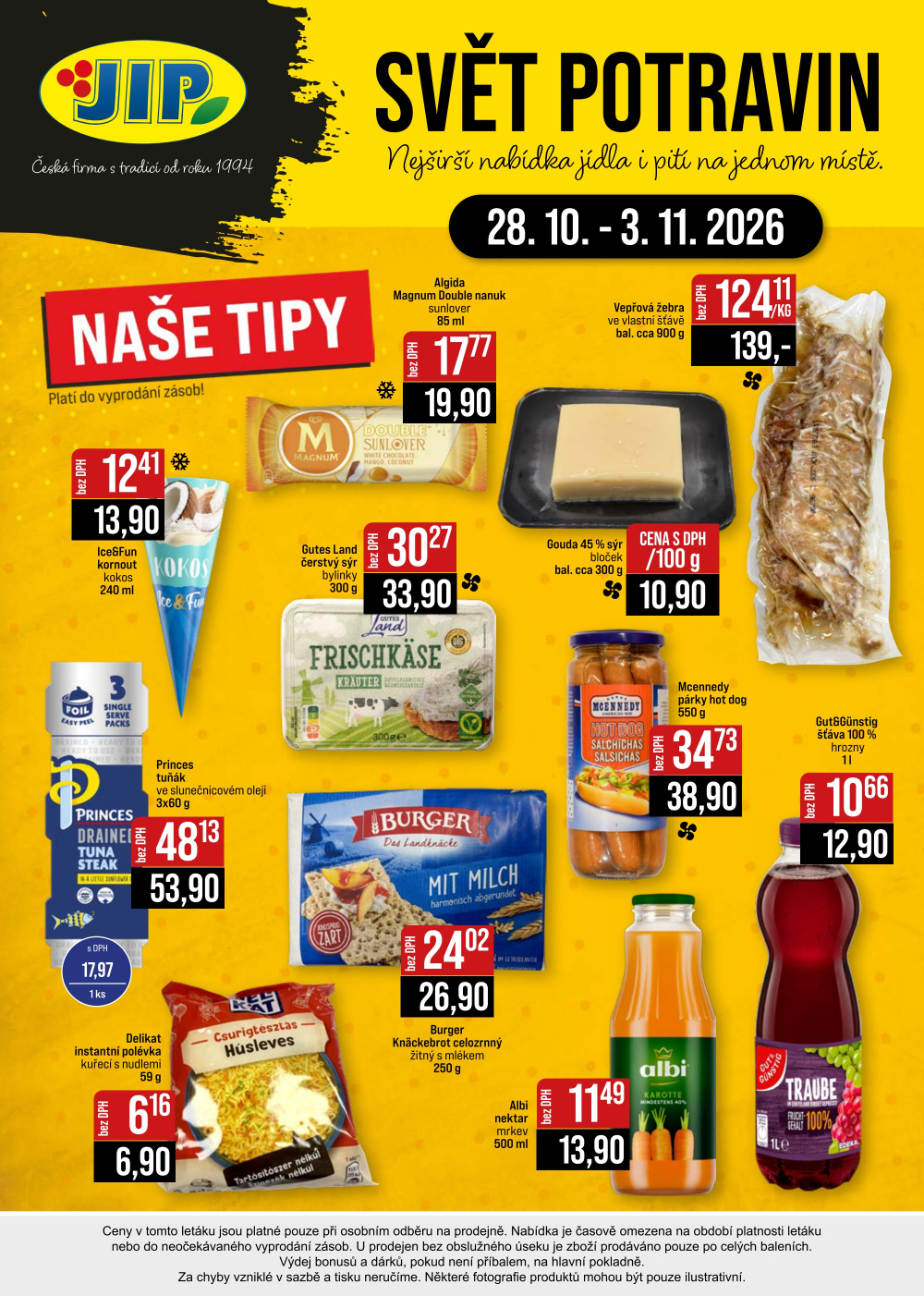 Leták JIP leták CC Cash & Carry - Brno, Ostrava, Praha, Polička, Olomouc, Karlovy Vary, Zlín, Jilemnice, Pardubice - strana 20