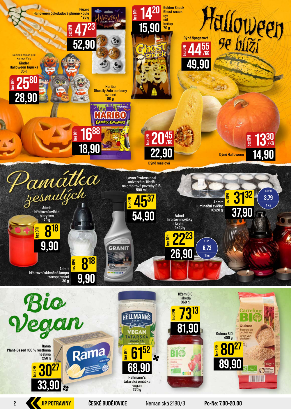 Leták JIP leták CC Cash & Carry - Brno, Ostrava, Praha, Polička, Olomouc, Karlovy Vary, Zlín, Jilemnice, Pardubice - strana 2