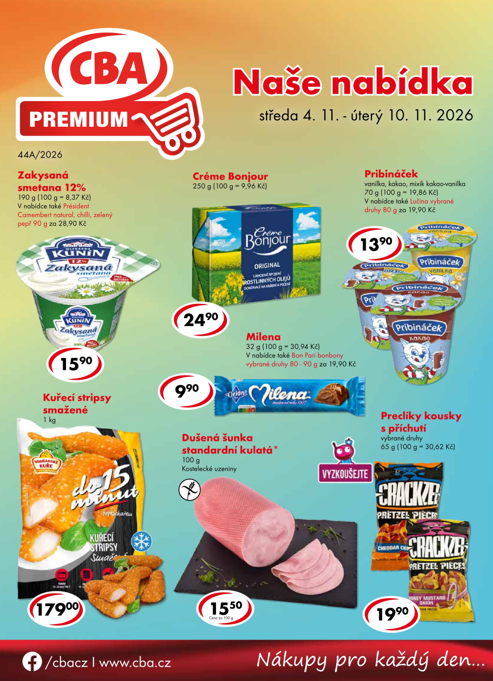 Leták CBA Premium leták - strana 1