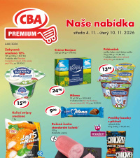Akční leták CBA Premium 