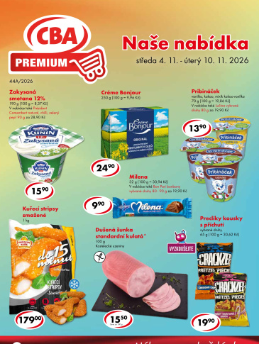 CBA Premium leták