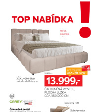Akční leták XXXLutz  - TOP nabídka Čalouněná postel