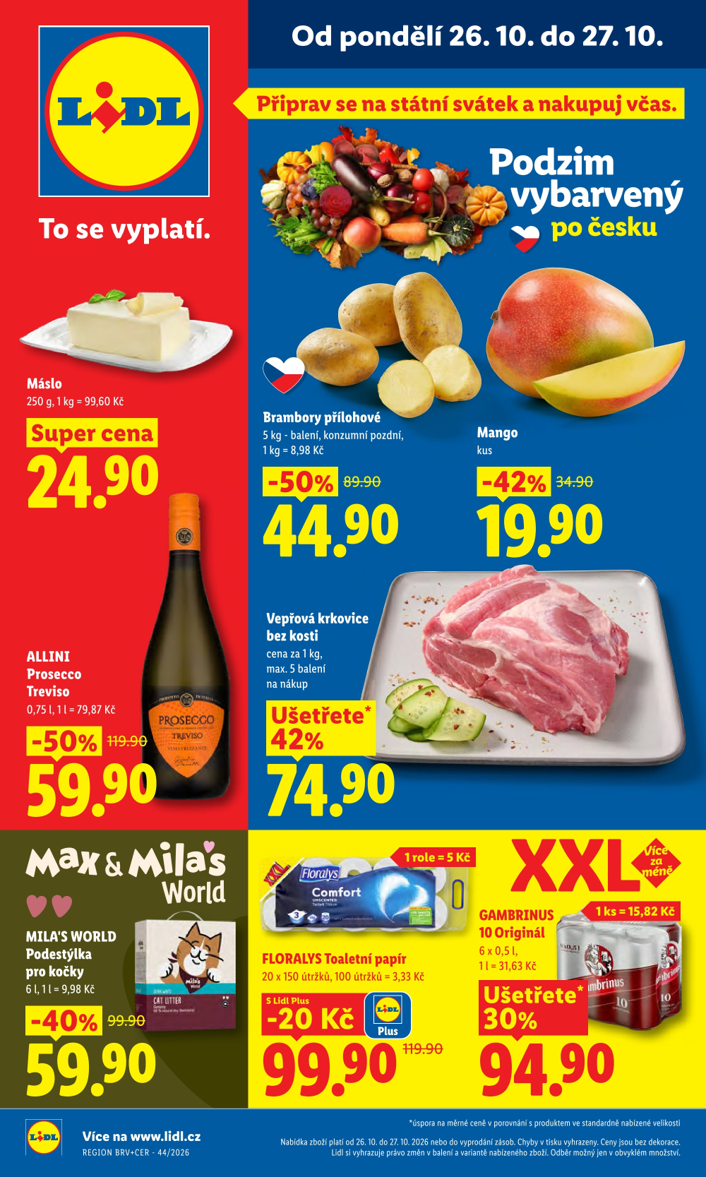 Leták Lidl leták od pondělí - strana 1