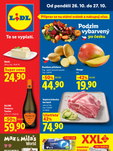 Lidl leták od pondělí