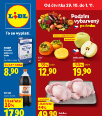 Akční leták Lidl  od čtvrtka