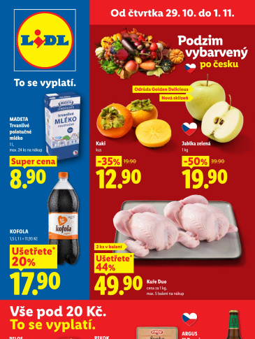 Lidl leták od čtvrtka