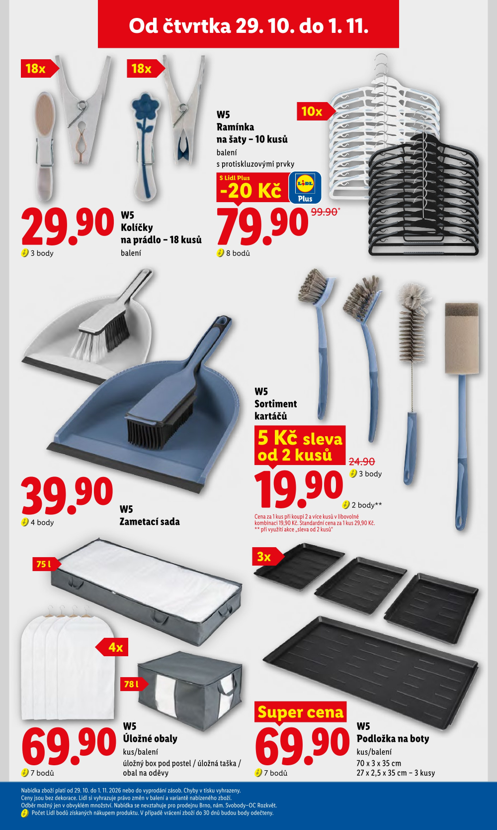 Leták Lidl leták - Nabídka spotřebního zboží - strana 17
