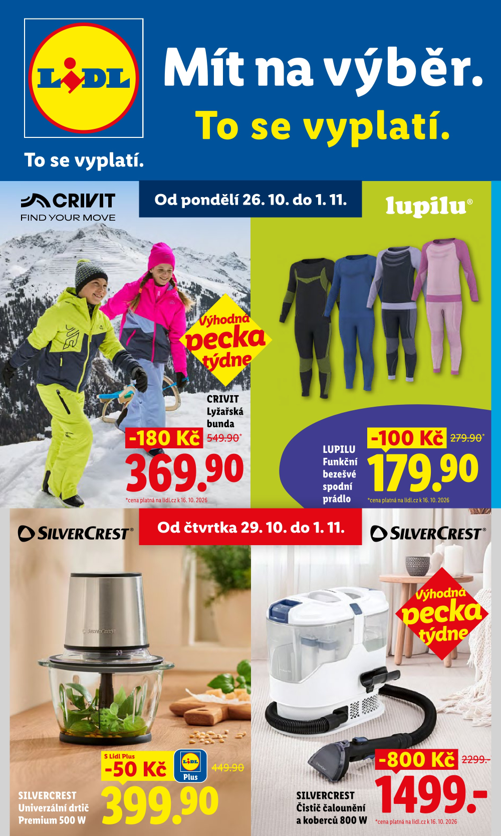 Leták Lidl leták - Nabídka spotřebního zboží - strana 1