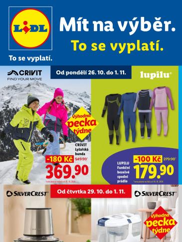Lidl leták - Nabídka spotřebního zboží