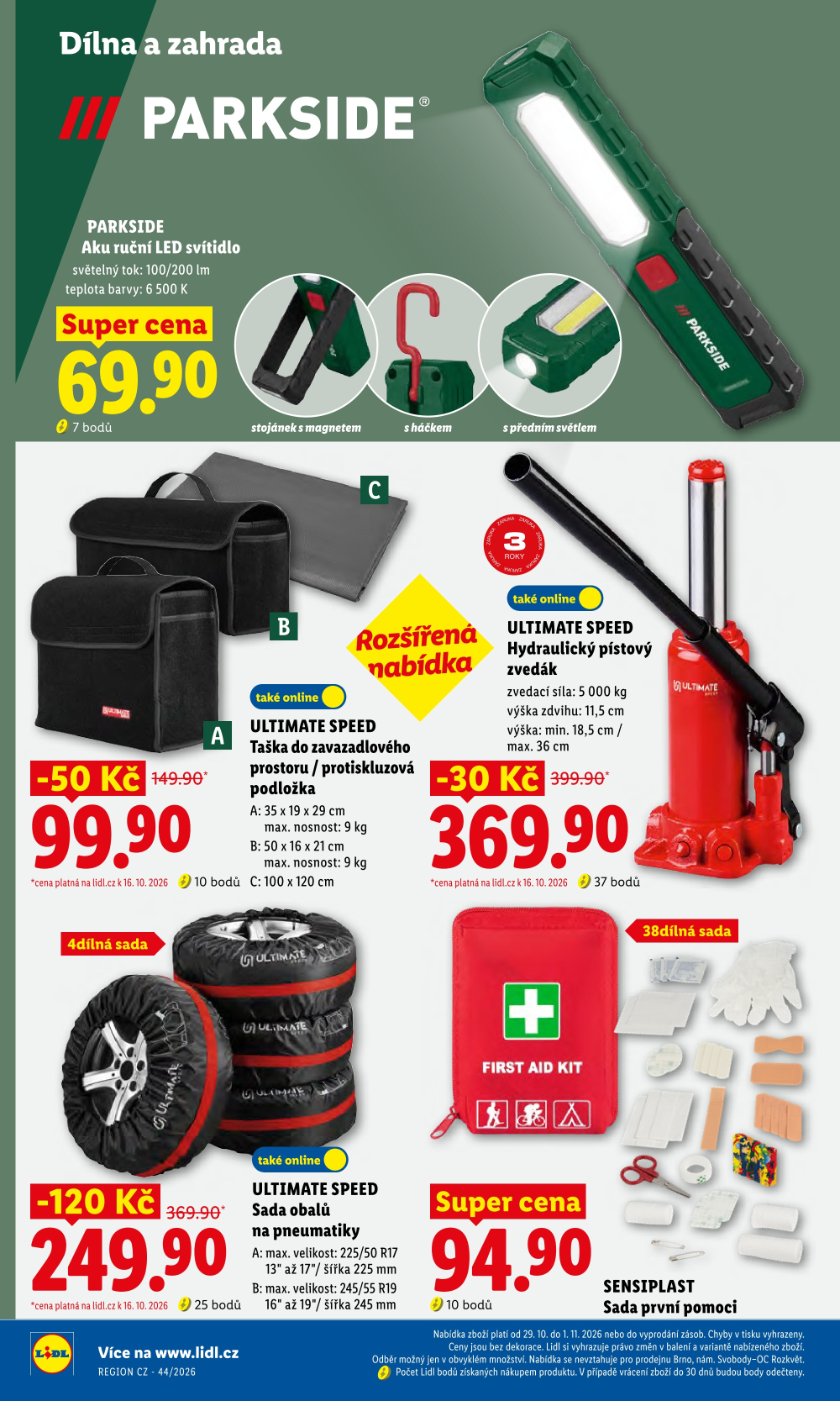 Leták Lidl leták - Nabídka spotřebního zboží - strana 26