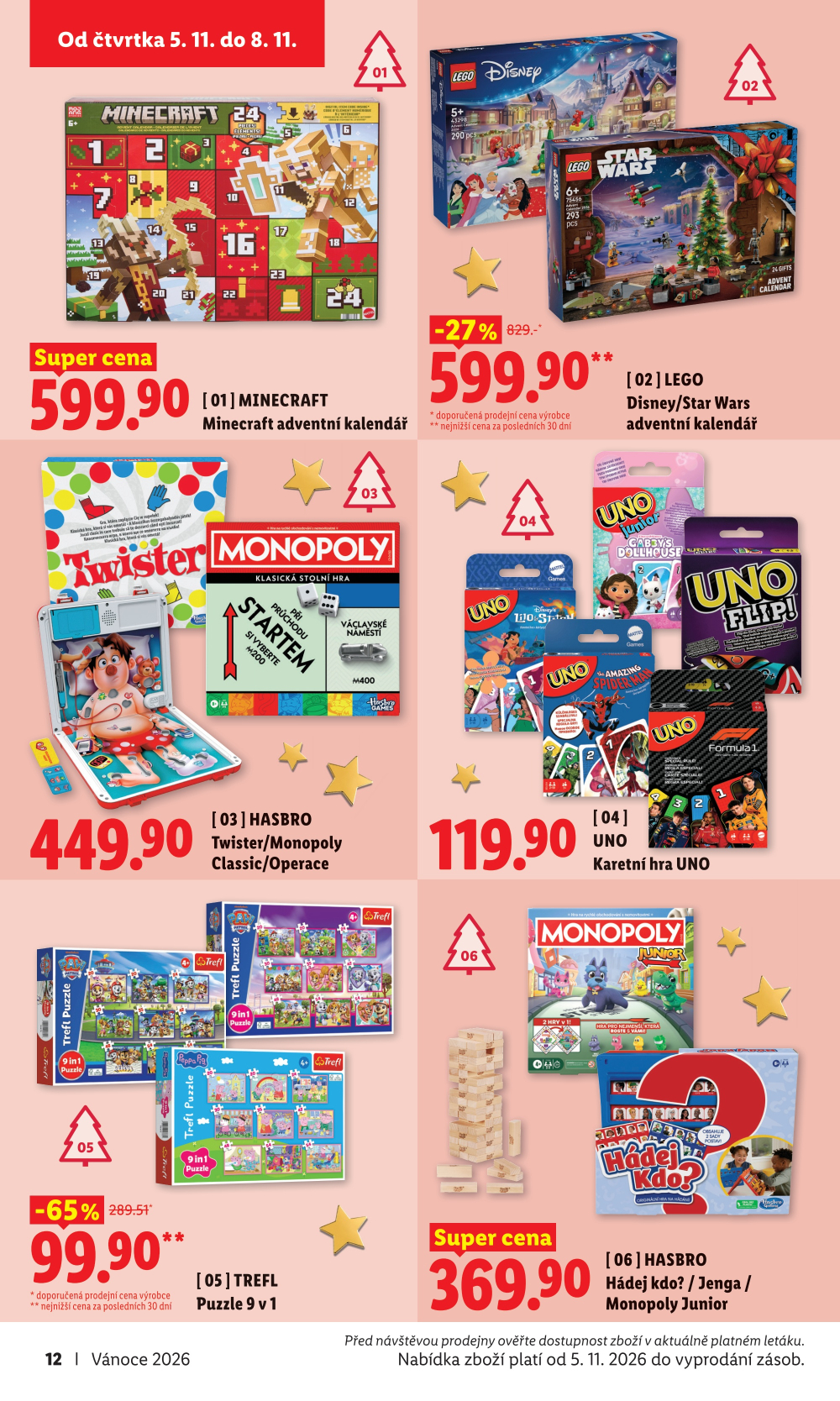 Leták Lidl leták - Vánoční inspirace 2026 - strana 12