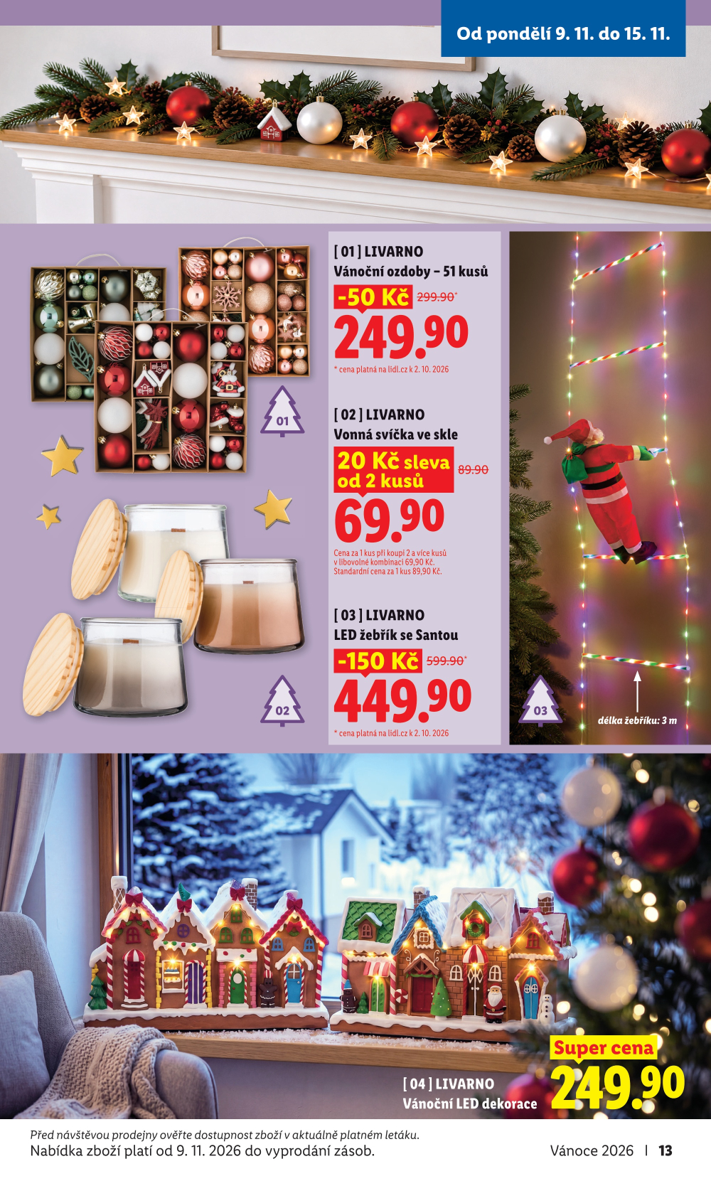 Leták Lidl leták - Vánoční inspirace 2026 - strana 13