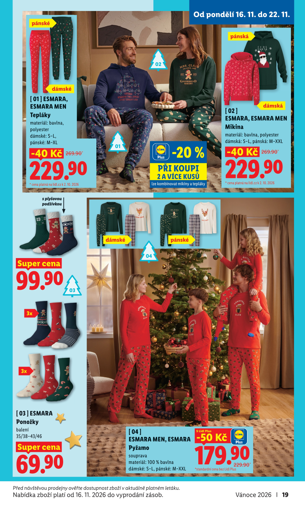 Leták Lidl leták - Vánoční inspirace 2026 - strana 19