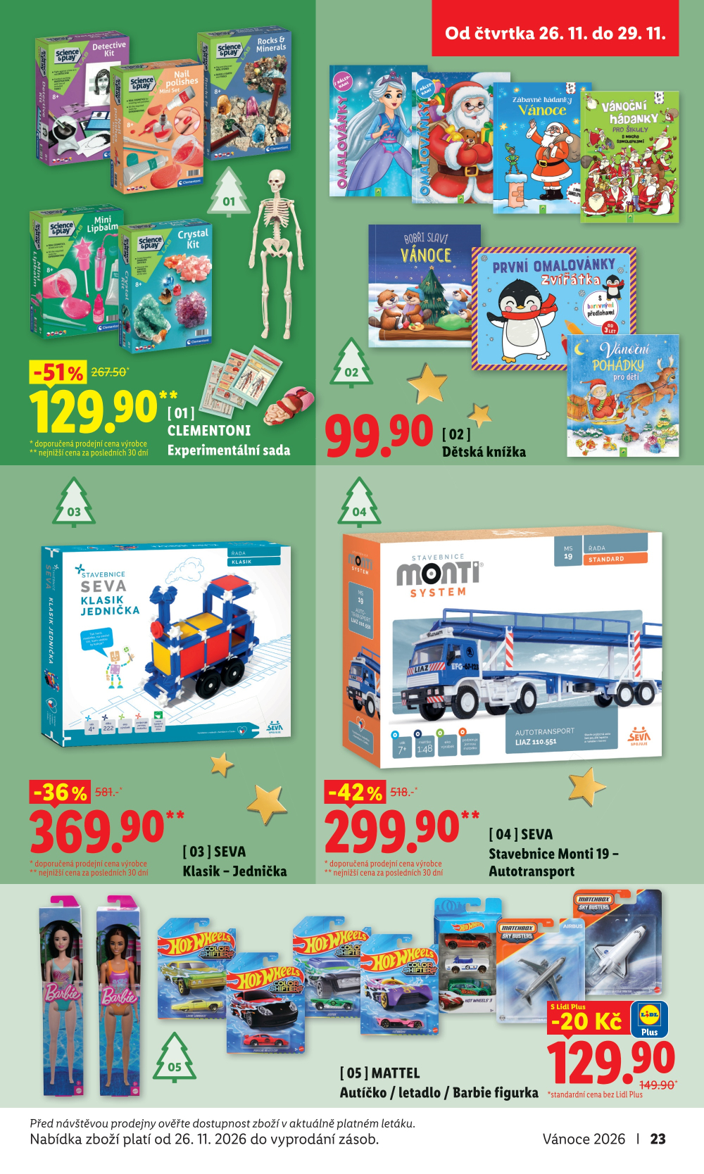 Leták Lidl leták - Vánoční inspirace 2026 - strana 23