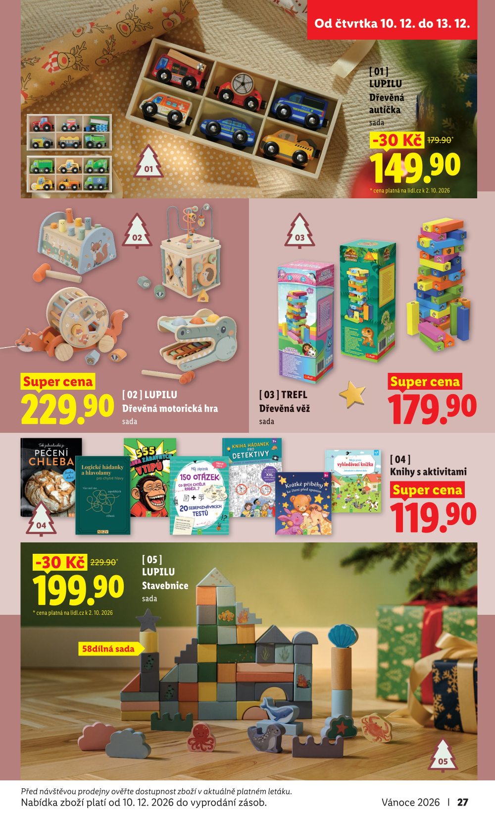 Leták Lidl leták - Vánoční inspirace 2026 - strana 27