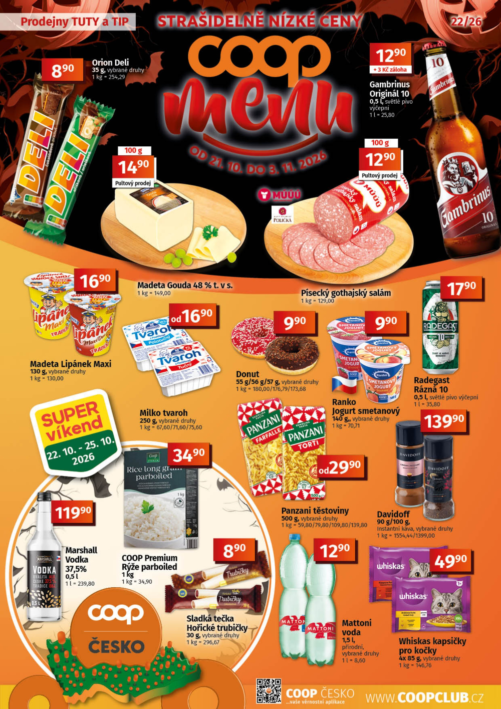 Leták COOP leták - TIP a TUTY Menu - strana 1