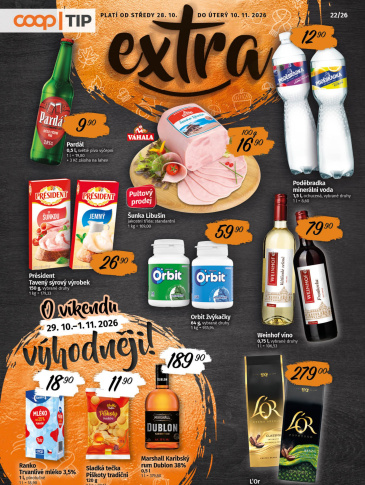COOP leták - TIP Extra