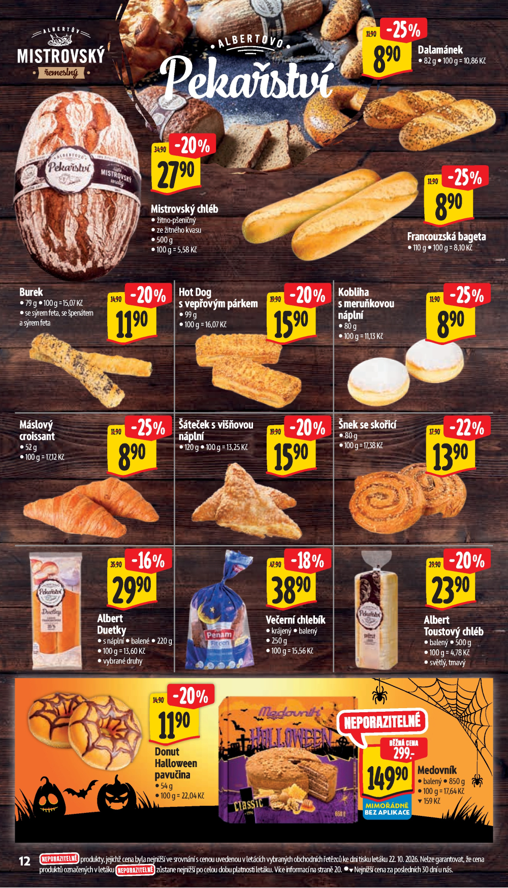 Leták Albert Supermarket leták - Praha 8, Bohnice Zhořelecká - strana 18