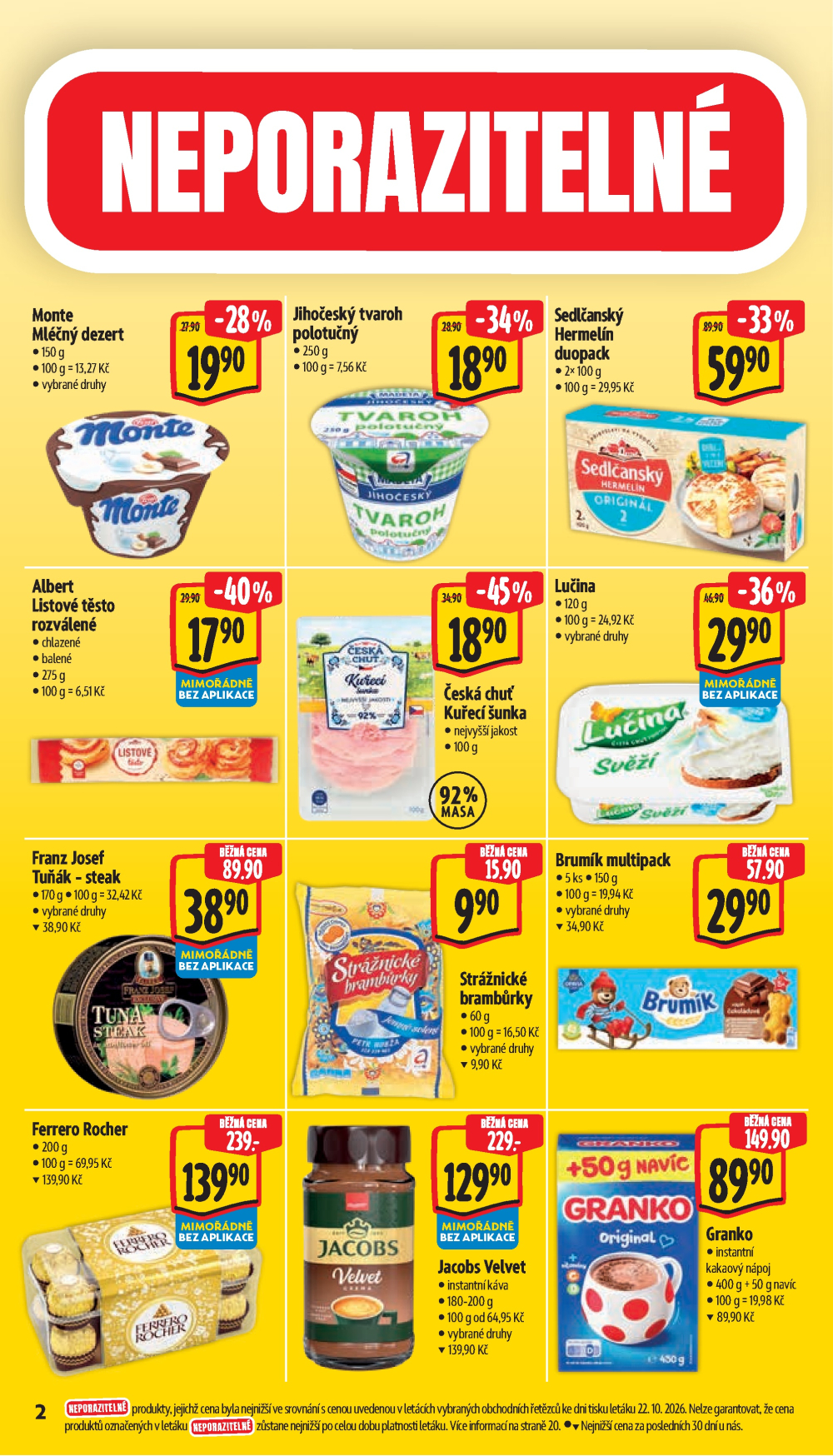 Leták Albert Supermarket leták - Praha 8, Bohnice Zhořelecká - strana 6
