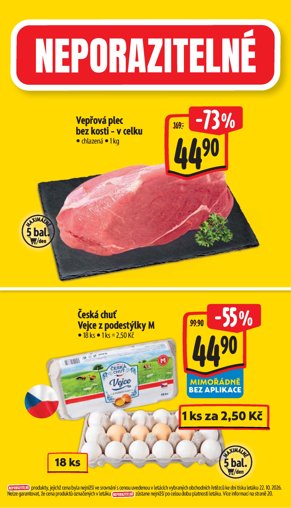 Leták Albert Supermarket leták - Příbor, Smetanova a Šumperk, Temenická - strana 2