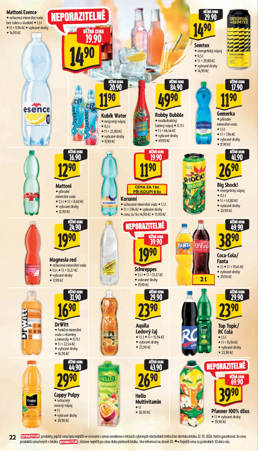 Leták Albert Supermarket leták - Příbor, Smetanova a Šumperk, Temenická - strana 34