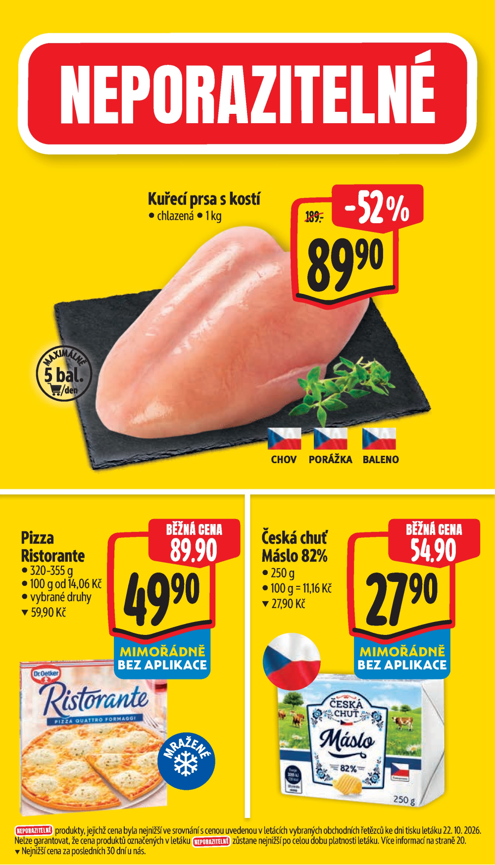 Leták Albert Supermarket leták - Příbor, Smetanova a Šumperk, Temenická - strana 3