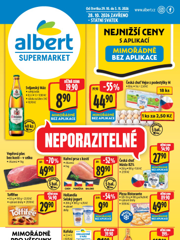 Albert Supermarket leták