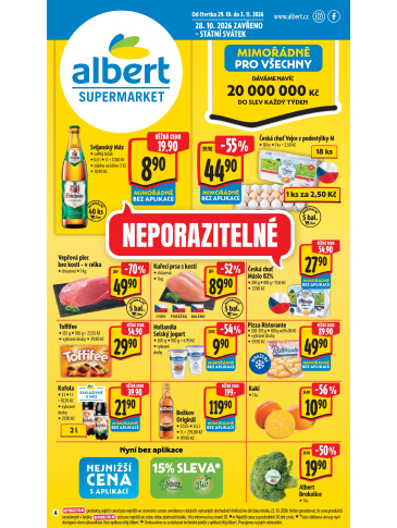 Albert Supermarket leták