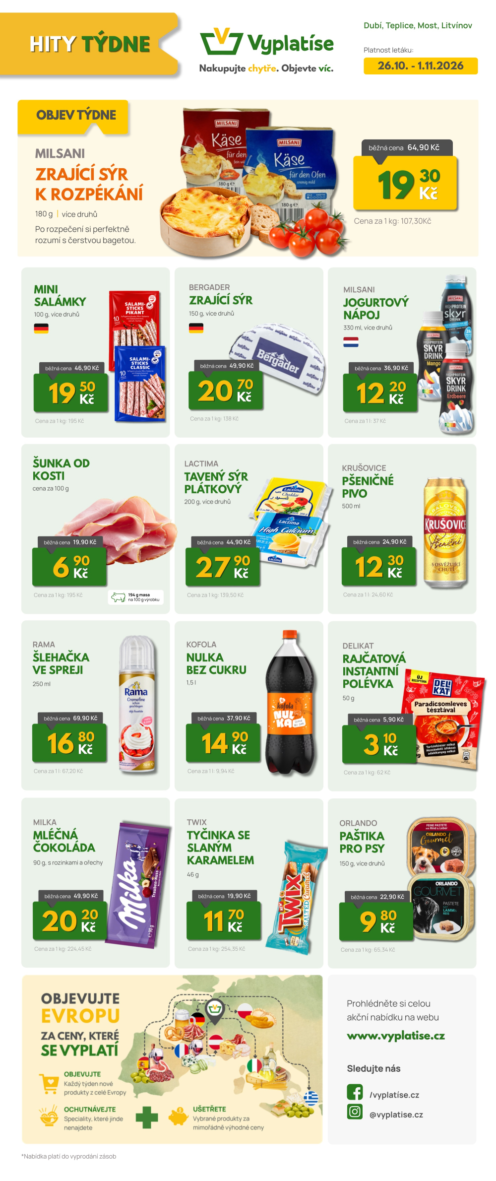 Leták Vyplatíse leták - Dubí, Teplice, Litvínov, Most - strana 1