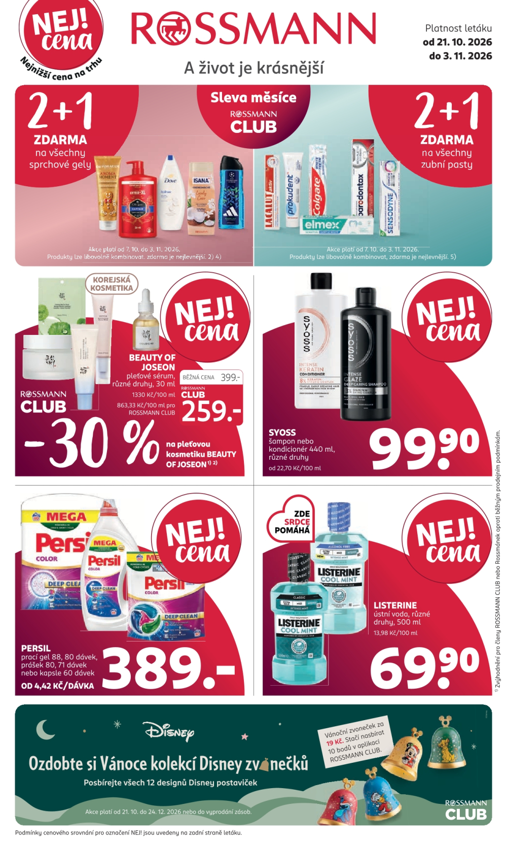 Leták ROSSMANN leták - strana 1