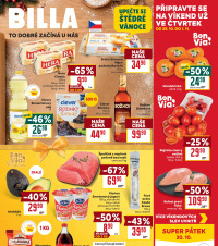 Akční leták BILLA velký 