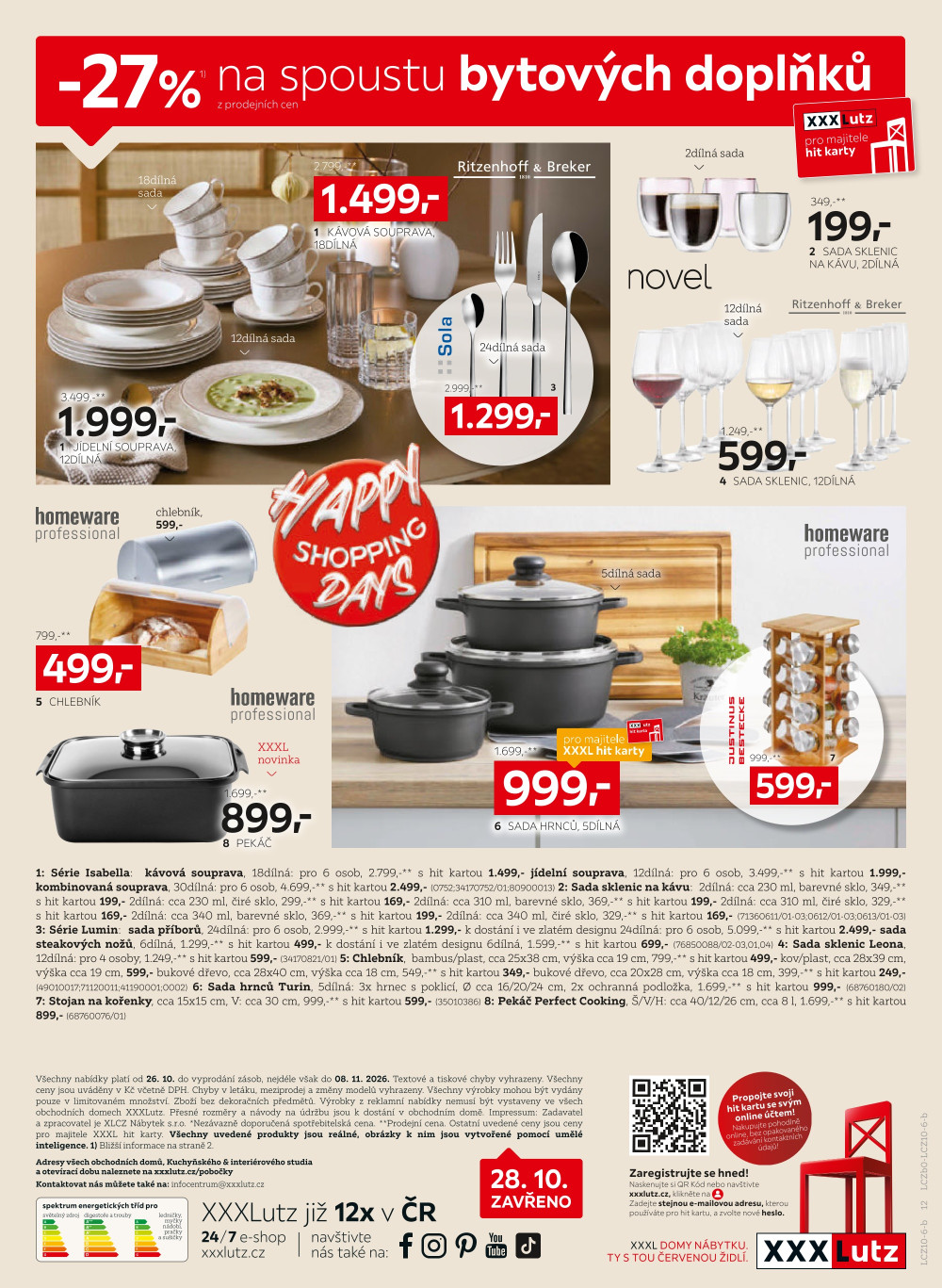 Leták XXXLutz leták - Happy Shopping Days - strana 12