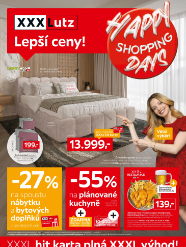 XXXLutz leták - Happy Shopping Days
