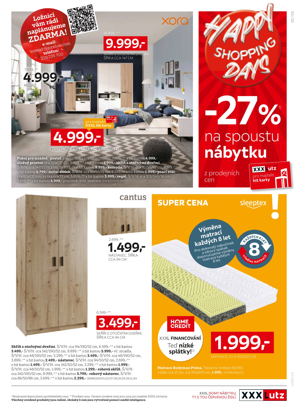 Leták XXXLutz leták - Happy Shopping Days - strana 3