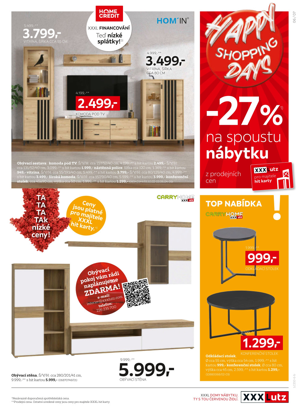 Leták XXXLutz leták - Happy Shopping Days - strana 7
