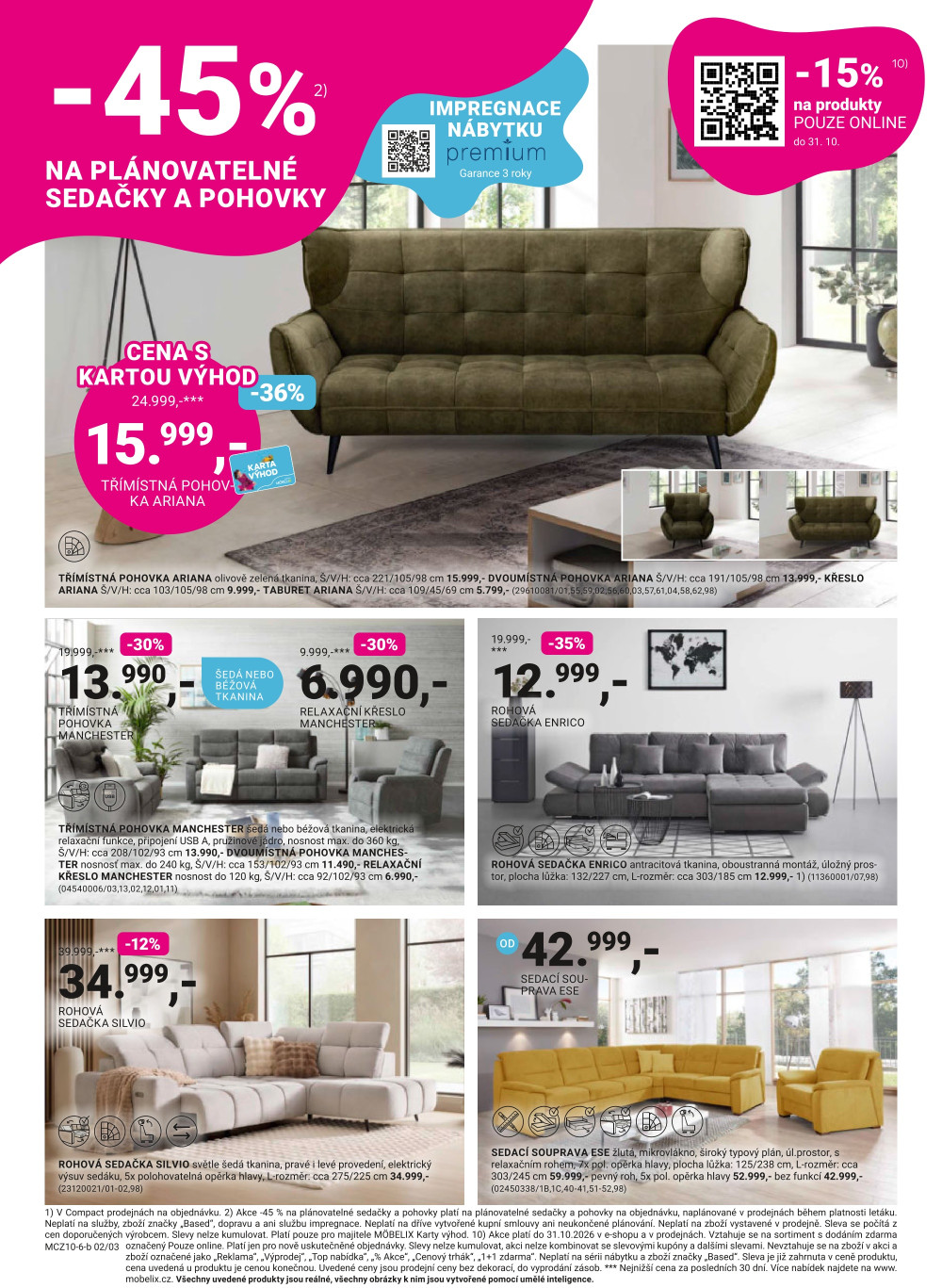Leták Möbelix leták - 20 % na vše - strana 2