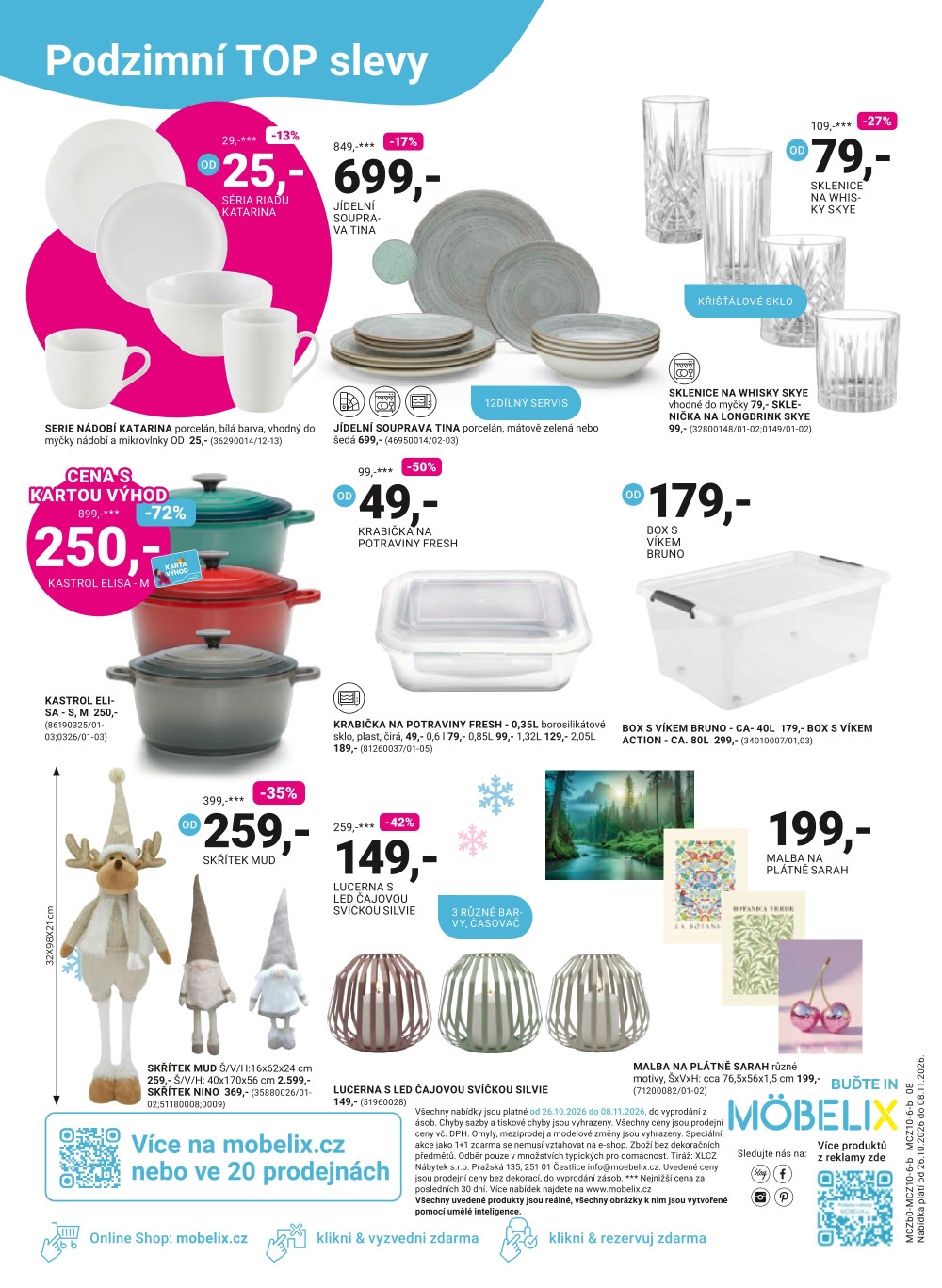 Leták Möbelix leták - 20 % na vše - strana 8