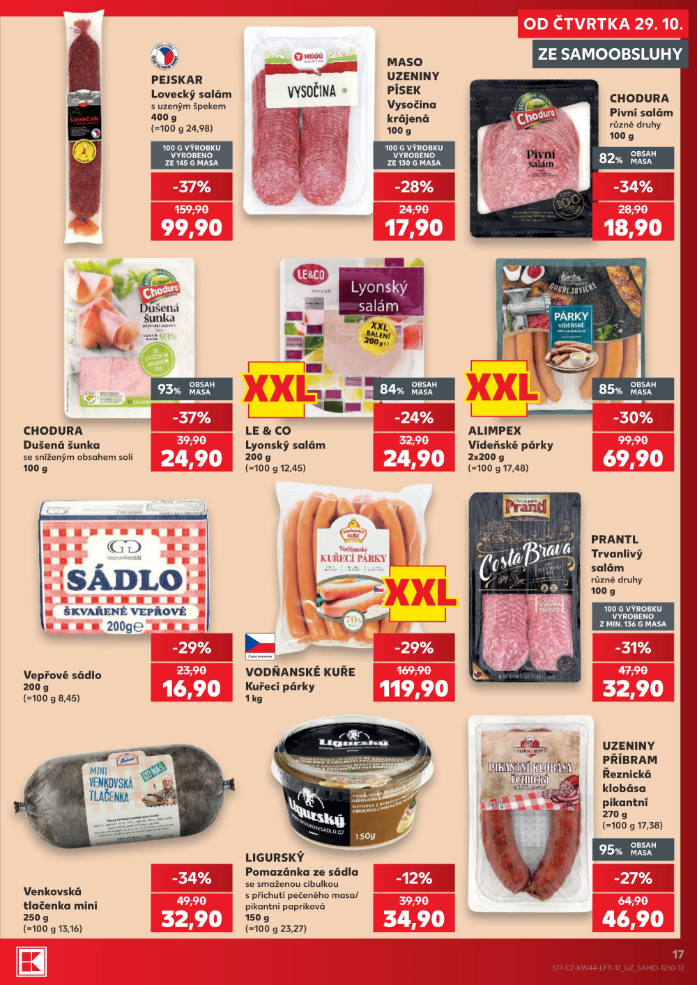 Leták Kaufland leták Praha 6 - Podbaba - strana 17
