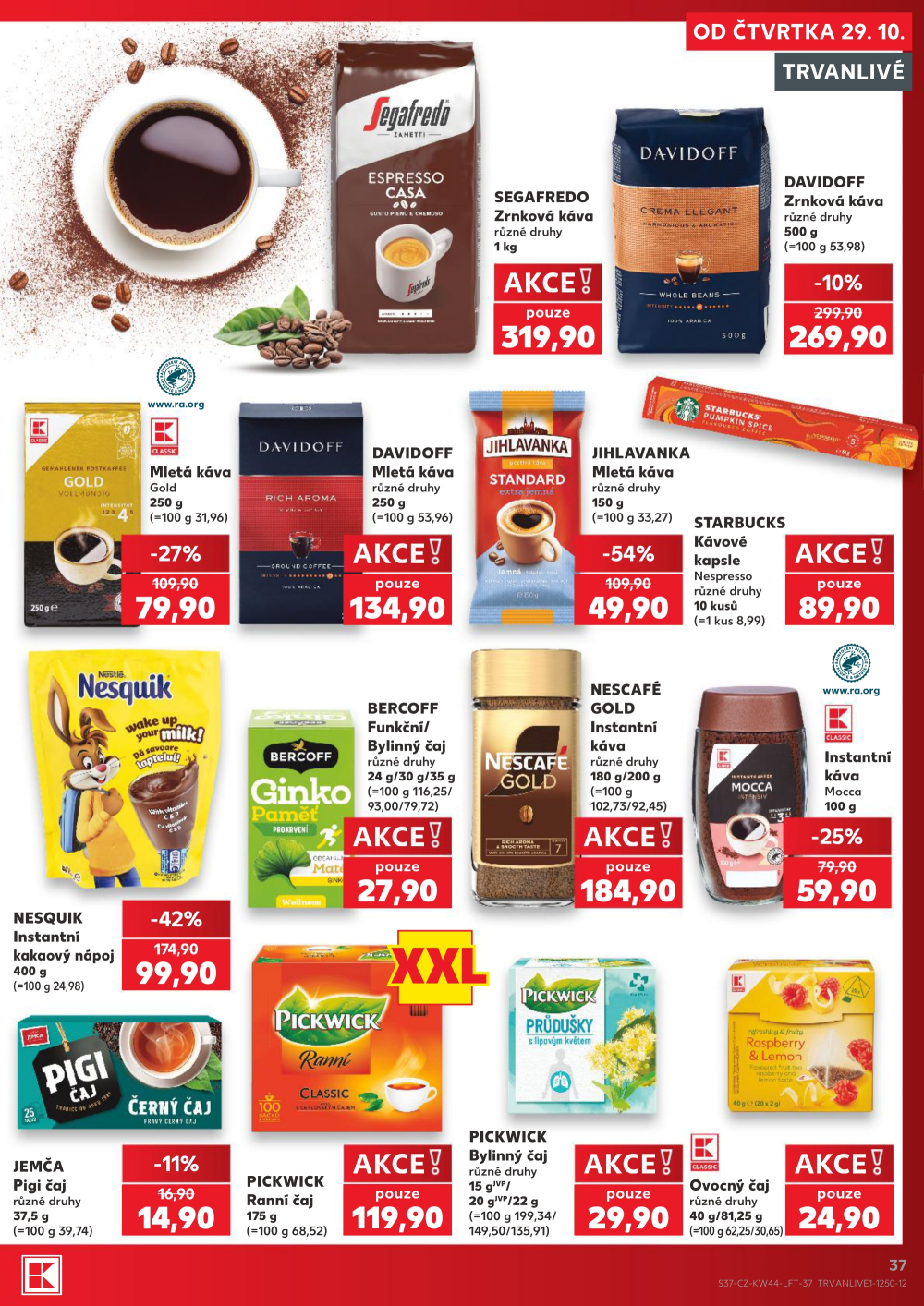 Leták Kaufland leták Praha 6 - Podbaba - strana 37