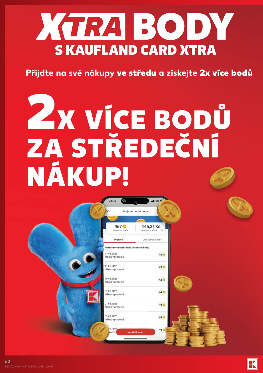 Leták Kaufland leták Praha 6 - Podbaba - strana 60
