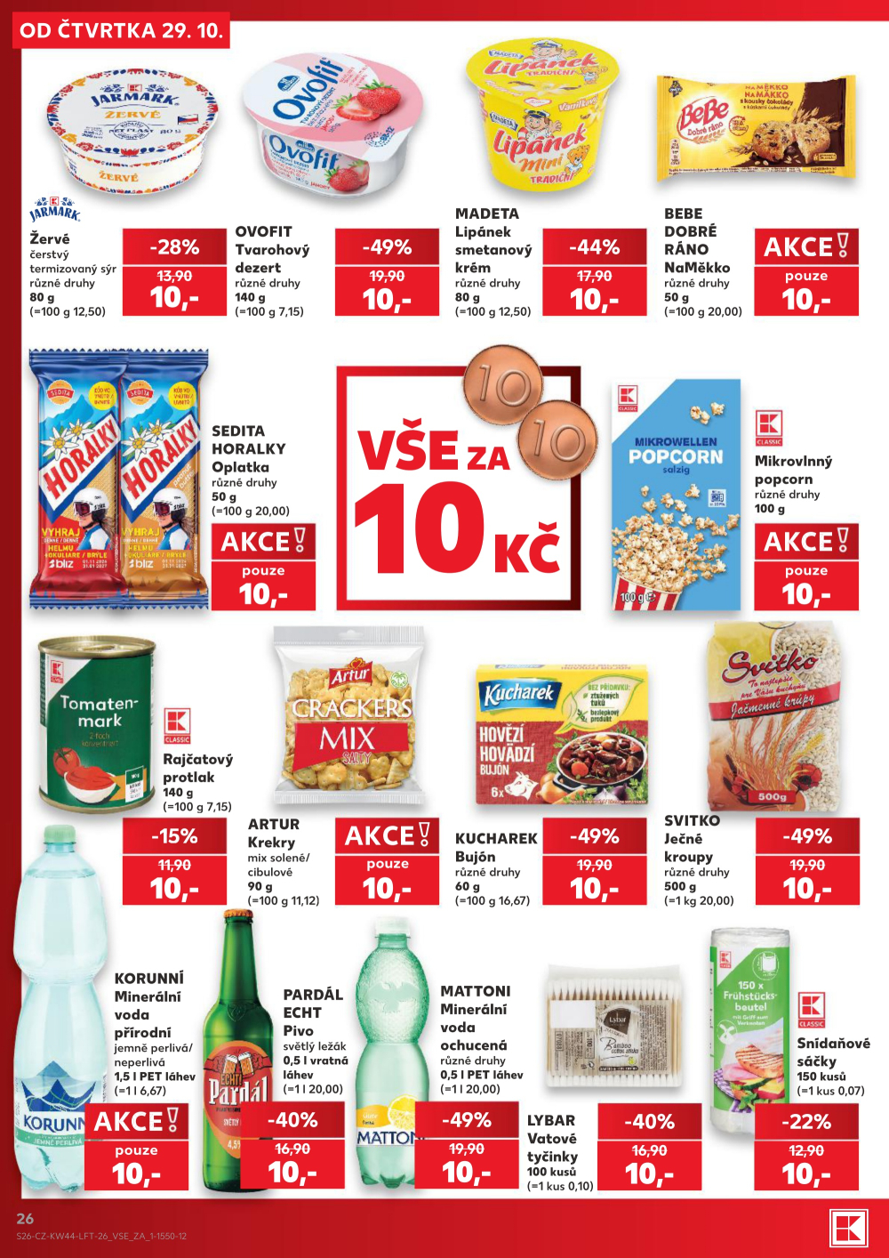 Leták Kaufland leták Praha 3 - Jarov - strana 26